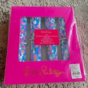 NWT Lilly Pulitzer Cotton Napkins in Hottie Dottie